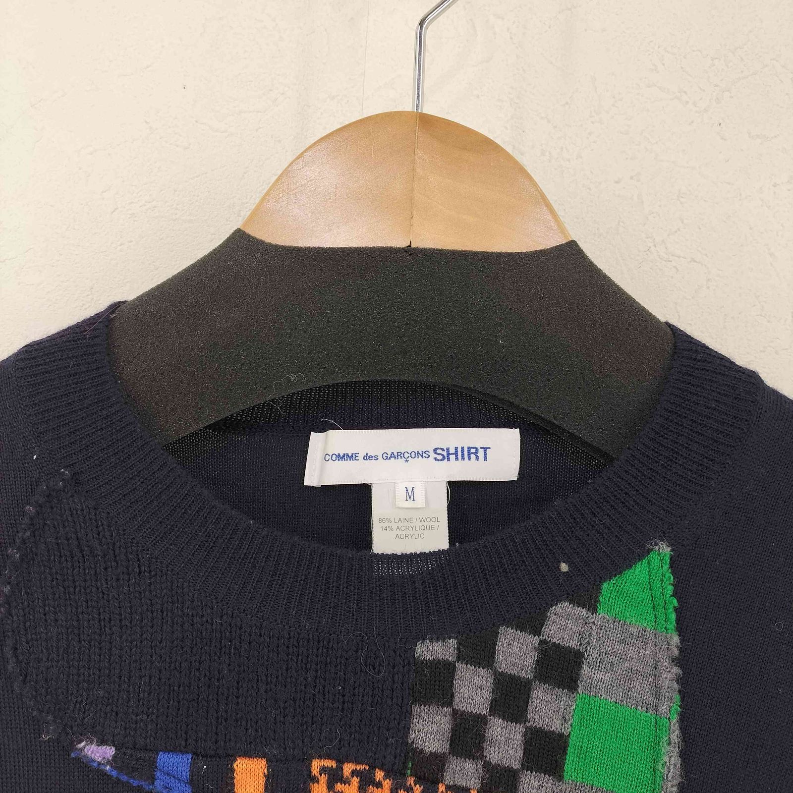 コムデギャルソンシャツ COMME des GARCONS SHIRT 19AW パッチワーク 