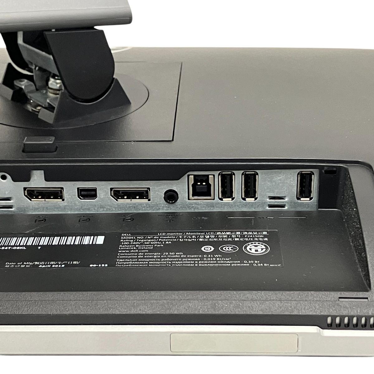 DELL P2415Q 液晶ディスプレイモニター 23.8インチ 2015年製 4K PC周辺