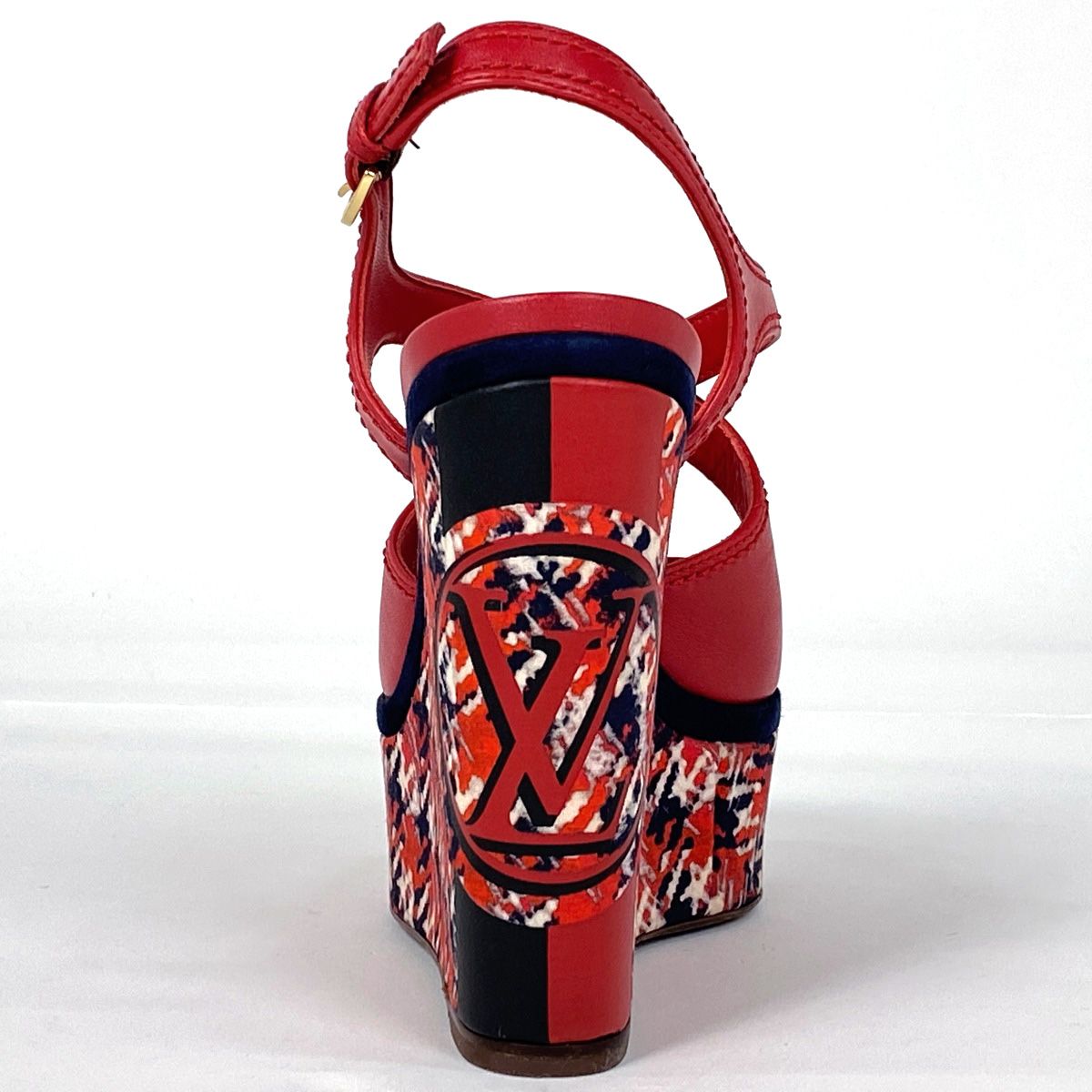 ヴィトン ウェッジソール ロゴ ツイードサンダル ヴィトン ウェッジソール ロゴ ツイードサンダル ルイ・ヴィトンの新作