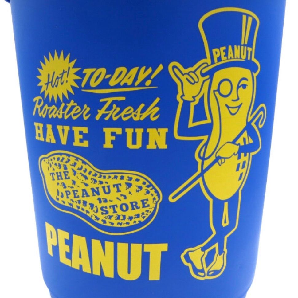 送料無料】新品 🇺🇸 ミスターピーナッツ 35L ダストボックス ドーム型