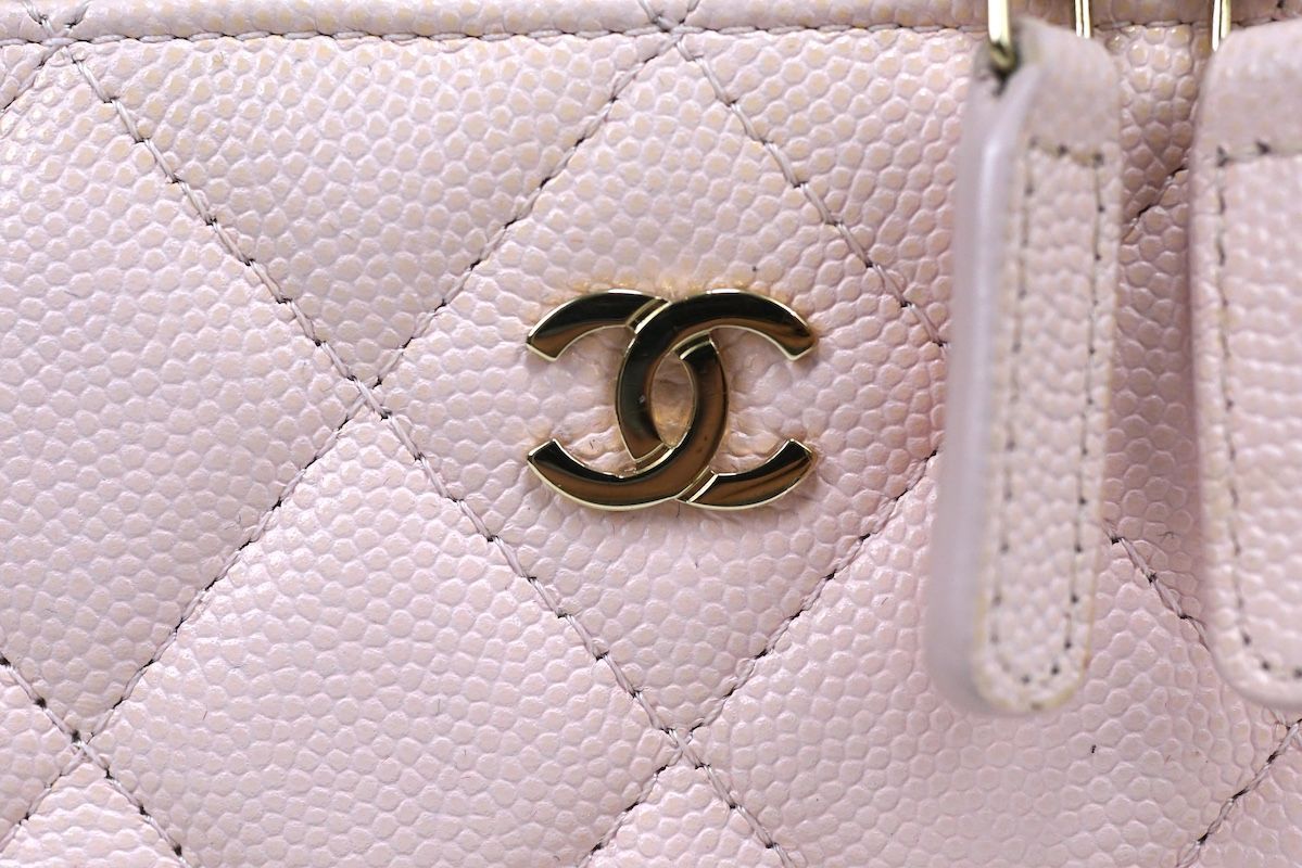 CHANEL バニティバッグ CHANEL シャネル バニティ バッグ キャビアスキン AP1341
