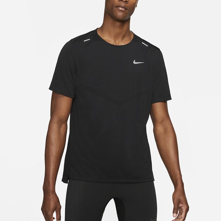 ナイキ nike Dri-FIT ライズ 365 ランニングTシャツ 半袖 メンズ 男性【cz9185-013】陸上・ランニング用品 XXL (013)ブラック