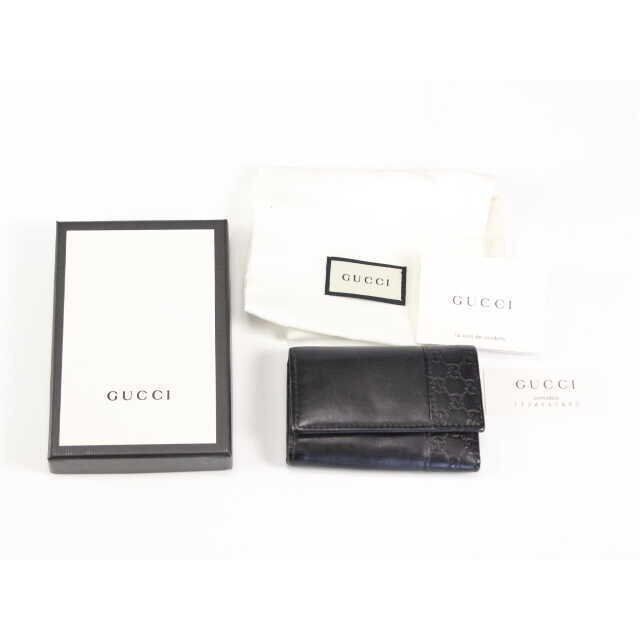 GUCCI グッチ GG グッチシマ 6連 キーケース レザー キーホルダー