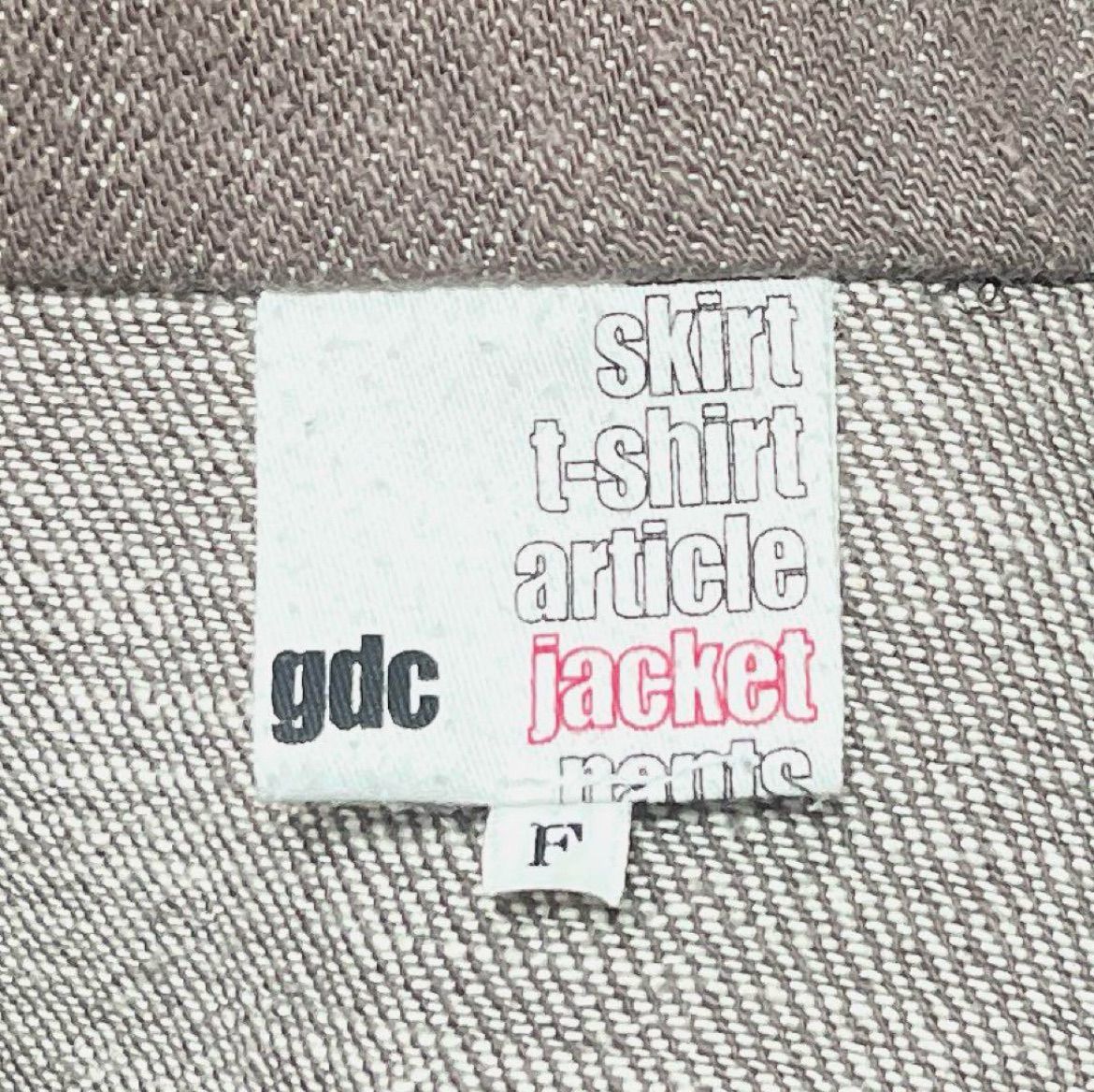 00s archive 当時物 初期GDC 両面刺繍 Summer of Love 花 カバーオール 襟付きジャケット ピースマーク メッセージロゴ 複数ポケット WWW_MORNINGWALKER_COM