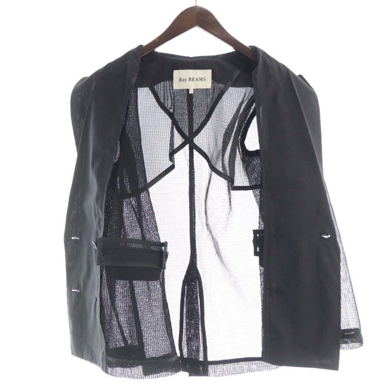 【新品未使用】Ray BEAMS / メッシュ ダブル ジャケット 24SS 新品未使用】Ray BEAMS / メッシュ ダブル ジャケット 24SS