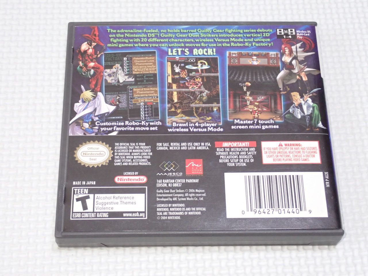 ニンテンドーDS - DS★GUILTY GEAR DUST STRIKERS 海外版 北米版 Guilty Gear Dust Strikers - Wikipedia