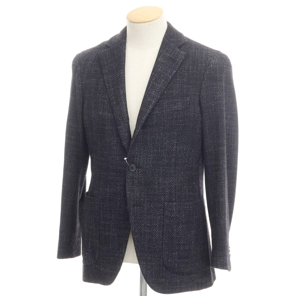 【中古】ベルベスト Belvest JACKET IN THE BOX エストネーション別注 ウールシルク テーラードジャケット チャコールグレー【サイズ44】【メンズ】