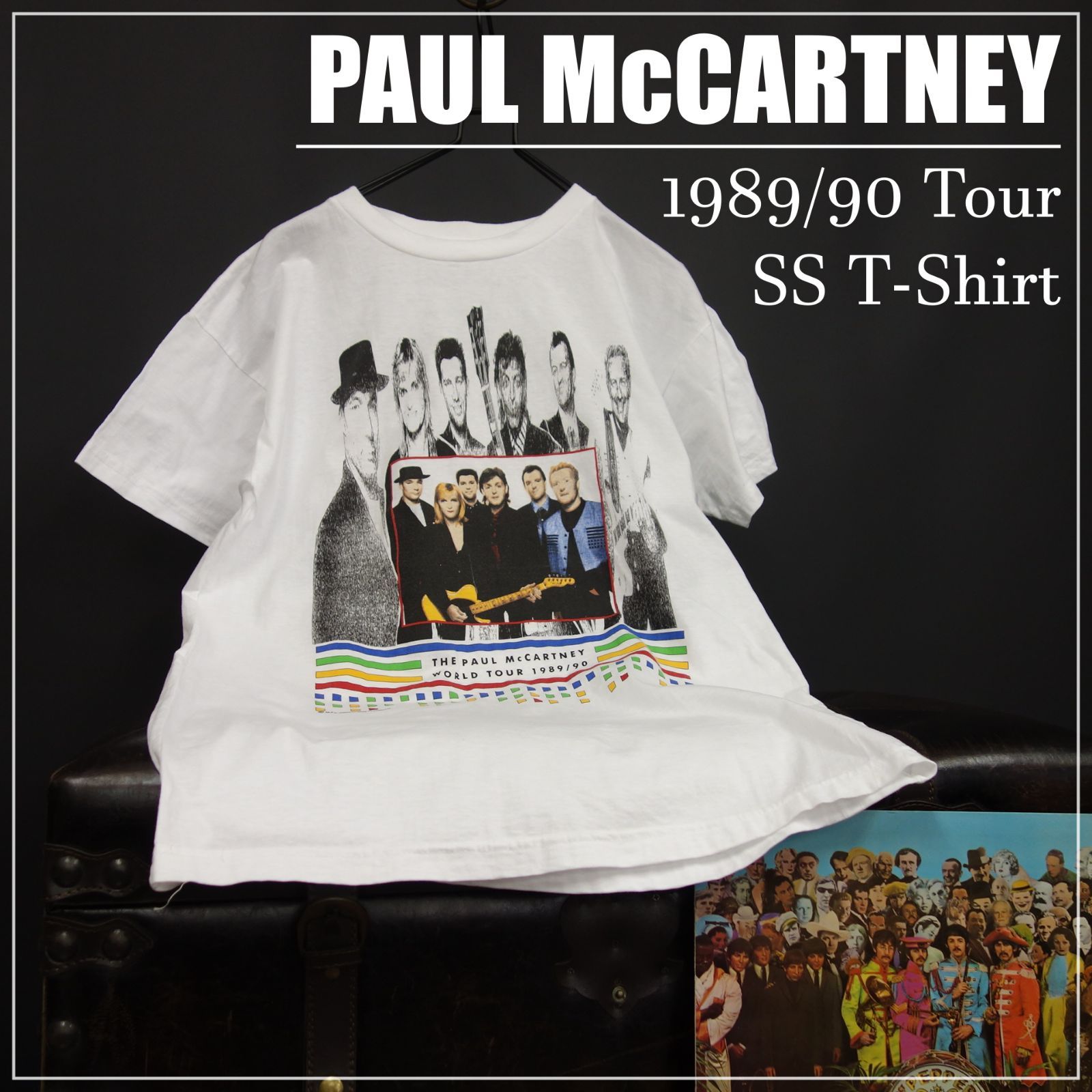 80s VINTAGE ポールマッカートニー プリントTシャツ 半袖 ビートルズ 80s VINTAGE ポールマッカートニー プリントTシャツ 半袖 ビートルズ