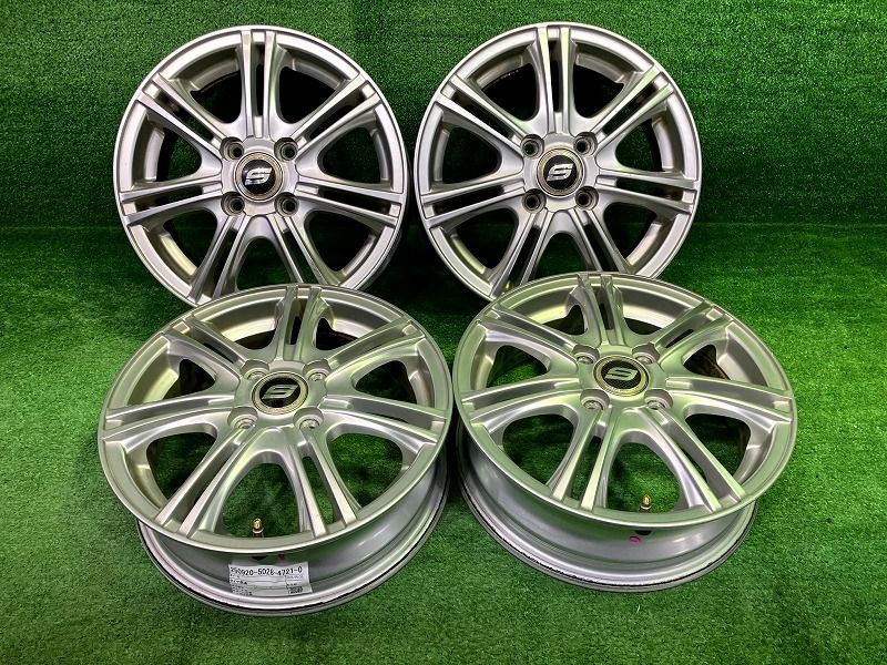 社外 ストレンジャー 軽自動車 ホイール アルミ シルバー 14インチ 4.5J 4穴 4本 100 44