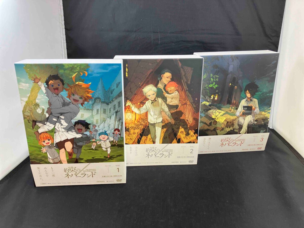 DVD 全3巻セット 約束のネバーランド 1~3(完全生産限定版) BOX ANIPLEX