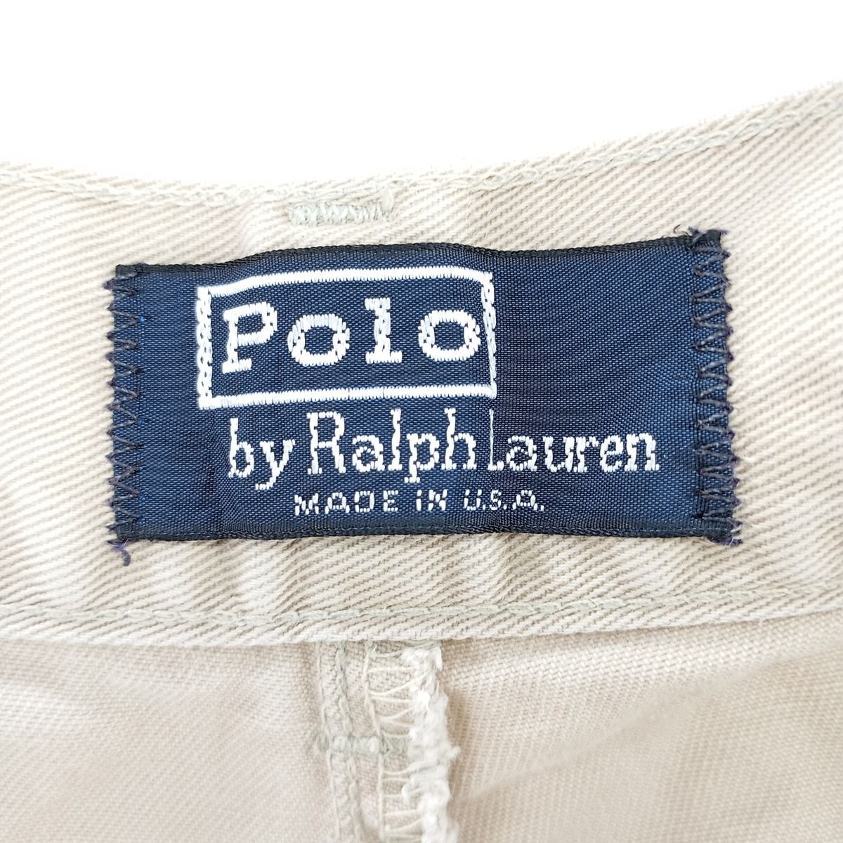 古着 90年代 ラルフローレン Ralph Lauren POLO by Ralph Lauren ツータック チノパンツ メンズw33相当 ヴィンテージ eaa419842 KIN-KAAI_COM