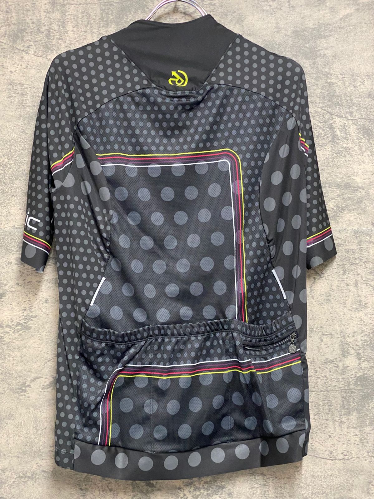 JK993 レリック reric タイポ エアロジャージ 半袖サイクルジャージ XXLサイズ 黒 ♥品 タグ付き