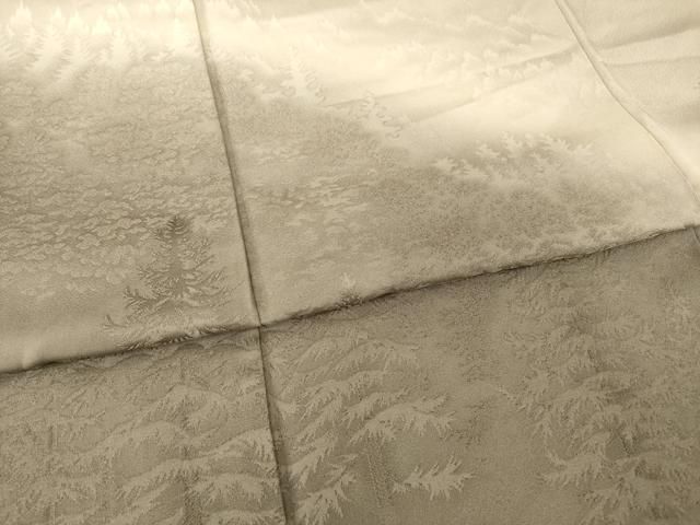 平和屋着物○訪問着 樹林地紋 寿光織 暈し染め 正絹 逸品 AABB7286ck