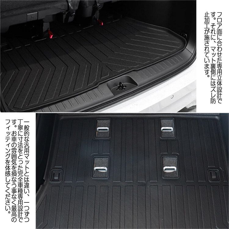 TOKUTOYO 日産 セレナC28 上段 立体ラゲッジマット 3Dフロアマット 