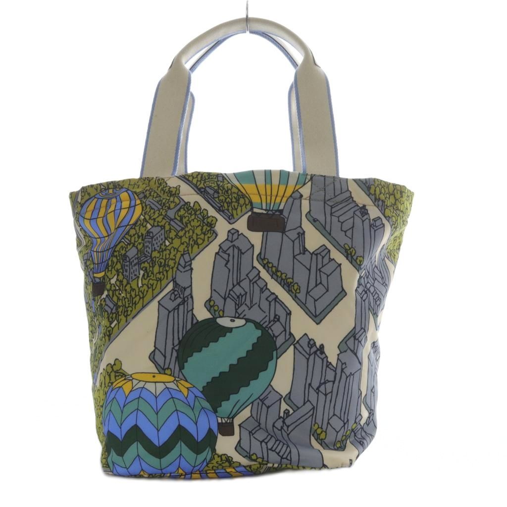 Tory Burch トリーバーチ トートバッグ 気球柄 ナイロントート トリーバーチ TORY BURCH トートバッグ ハンドバッグ 気球モチーフ