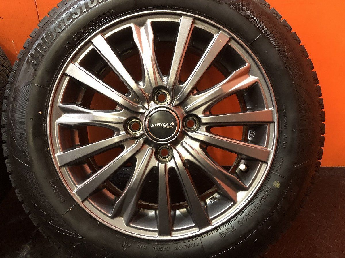 BS BLIZZAK ? VRX3 165/65R14】スタッドレス【SIBILLA NEXT WS 14 