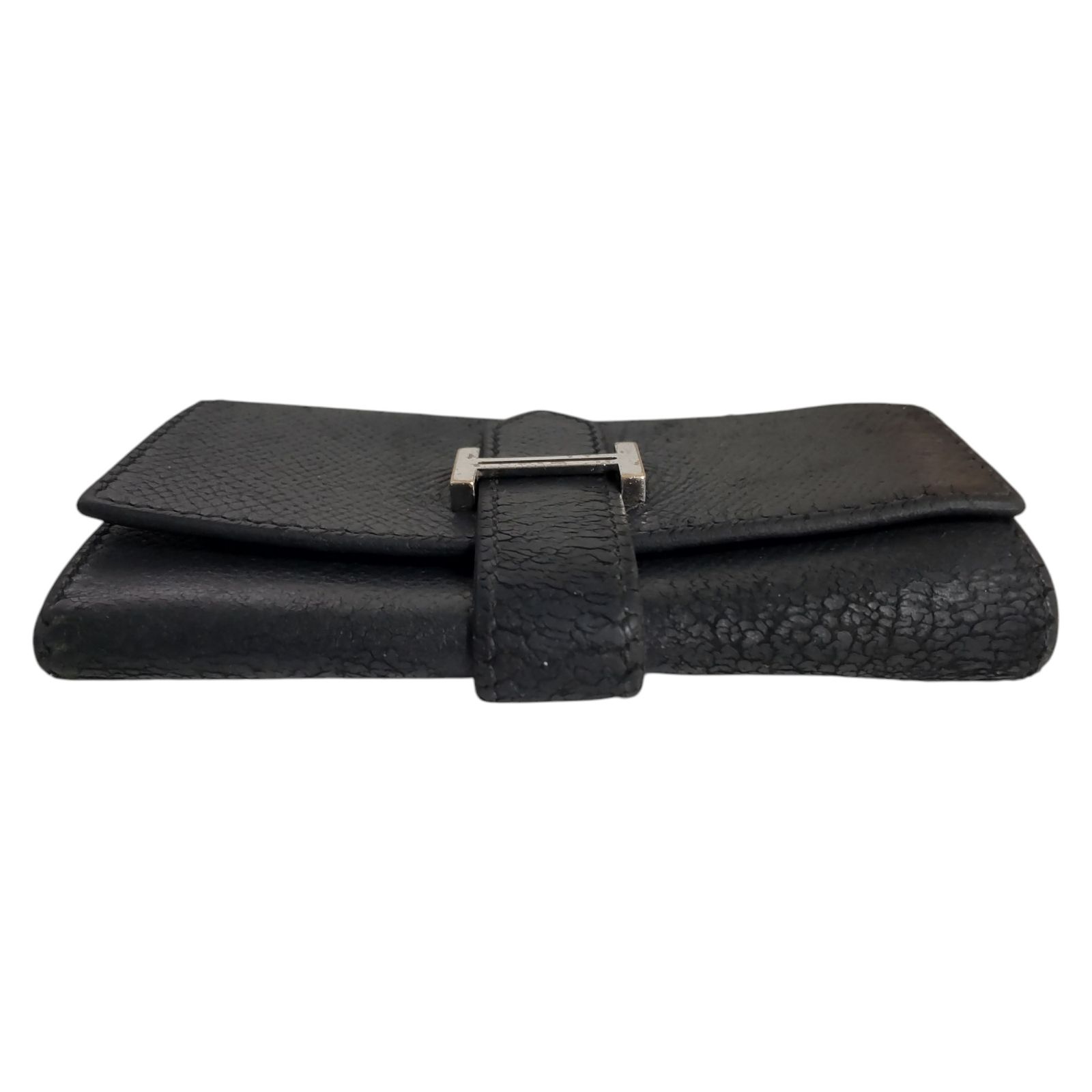中古品】 Hermès エルメス ベアン キーケース 黒 ブラック 劣化