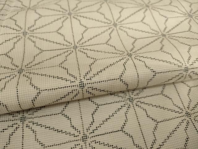 白川貞夫 本場大島紬 夏大島 越後大島物語 風景文 証紙付き 正絹 逸品 未使用 新古品】 夏物 越後 夏大島 大島紬 単衣 着物 未使用 正絹