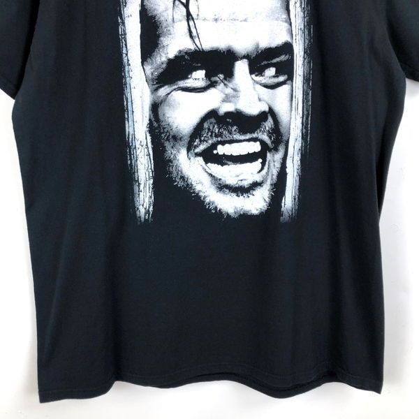 古着】 THE SHINING シャイニング Tシャツ ムーヴィー ホラー 映画 ジャック・ニコルソン ブラック系 メンズL 【中古】 n044170  - メルカリ