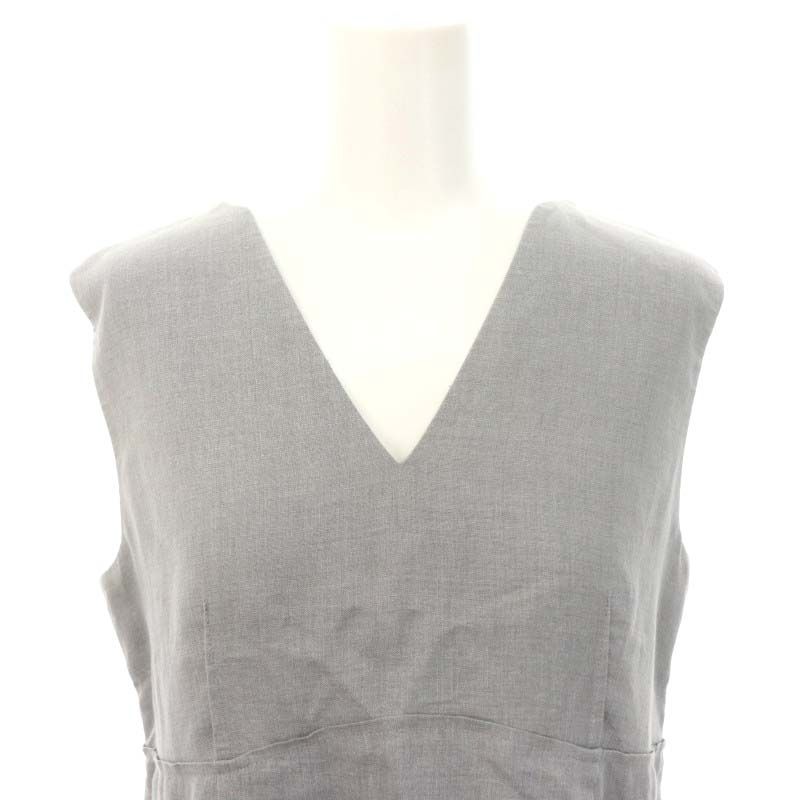 新着】【中古】ebure(エブール) ワンピース Vネック/ノースリーブ  