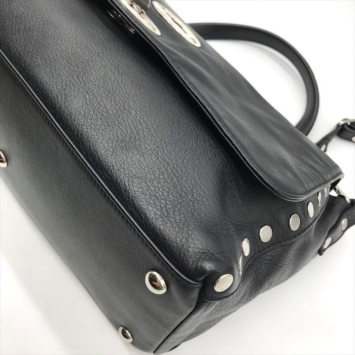 美品 ZANELLATO ザネラート ポスティーナ レザ－ 2WAY ハンド