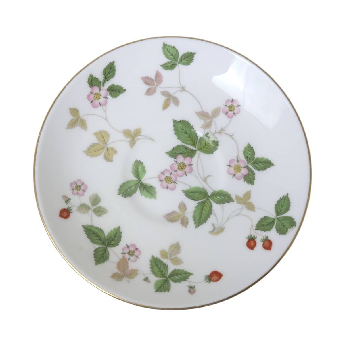 ウェッジウッド カップ ソーサー 5客セット ワイルドストロベリー Bone China 直径14 8 cm 口径85 胴高70 mm NT Bランク