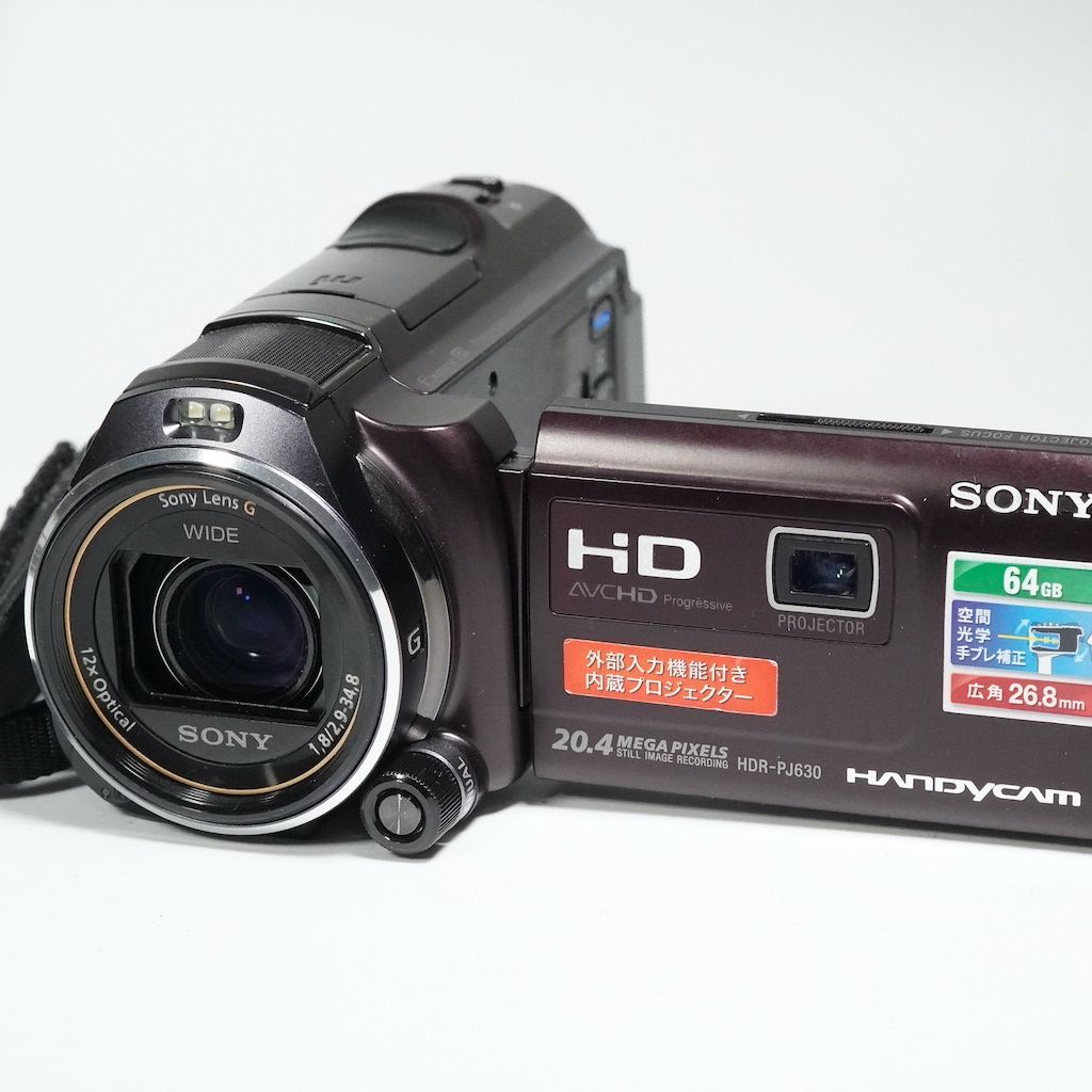 SONY ソニー HDR-PJ630V ストア ブラウン 元箱 動作OK 1週間保証 /9987
