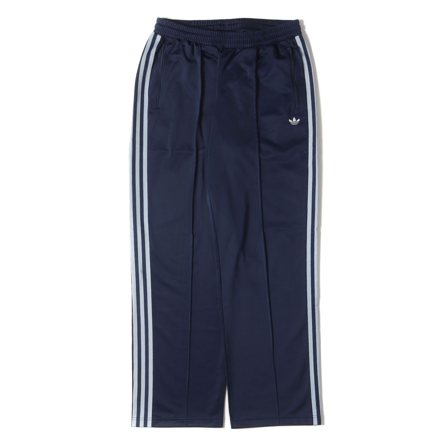 adidas アディダス パンツ サイズ:M 24SS スリーストライプ サイドライン トラックパンツ BECKENBAUER TRACKPANT NINDIG ジャージ ネイビー 紺 ボトムス ズボン【メンズ】