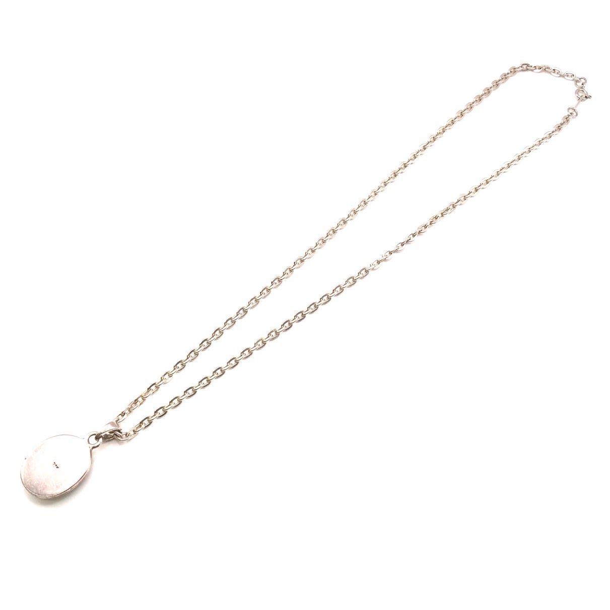 ステンレス ブラックオニキスネックレス [n656] | スタイルで