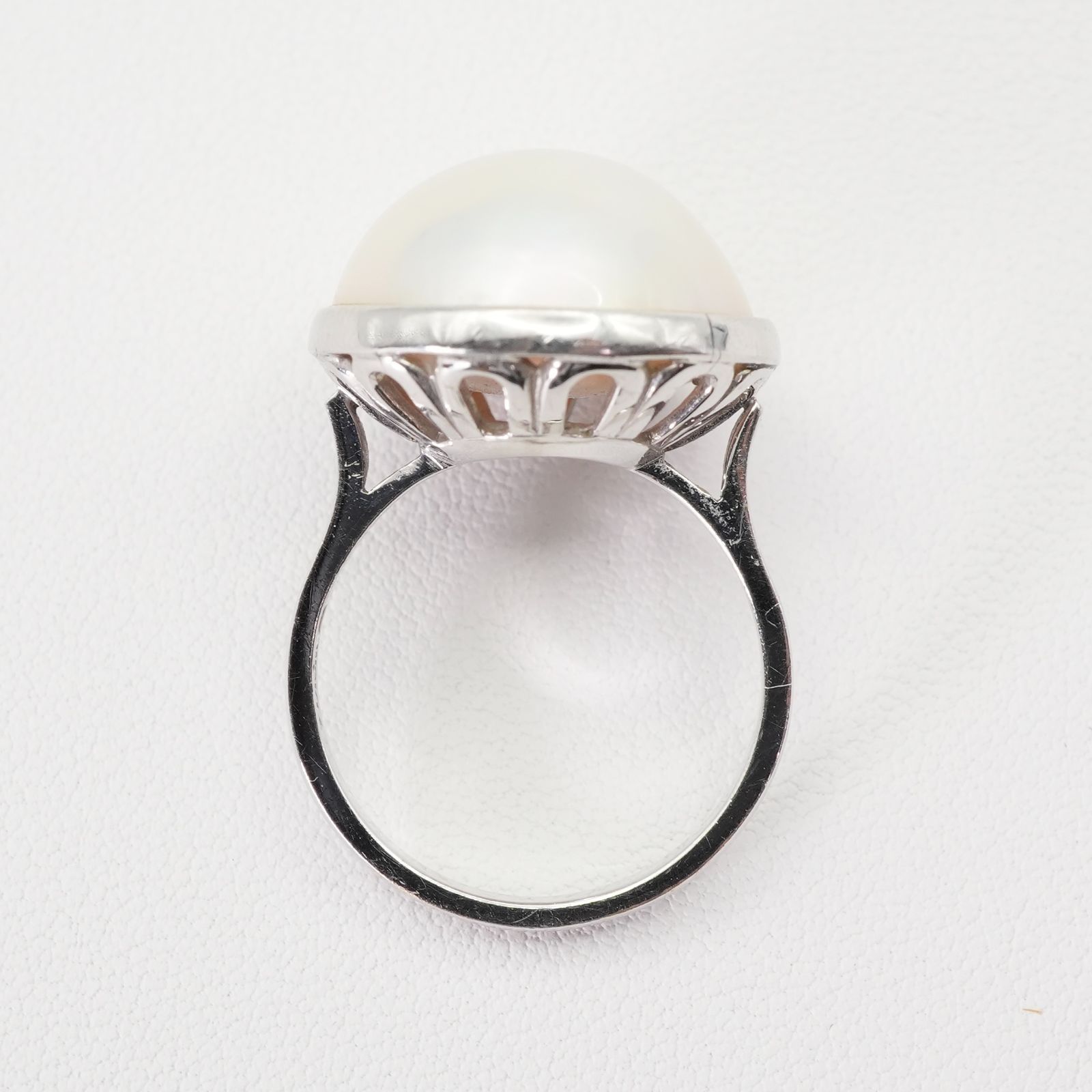 大粒 田崎真珠 マベパール リング WGK14 真珠 タサキ/24-4649S - メルカリ