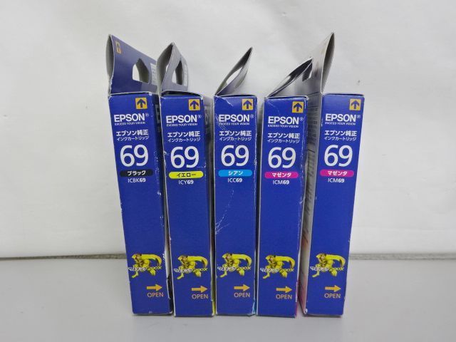 【純正未使用】EPSON ブラックイエローシアンマゼンタインク EPSON純正インク イエロー シアン マゼンタ 新品未開封 - メルカリ