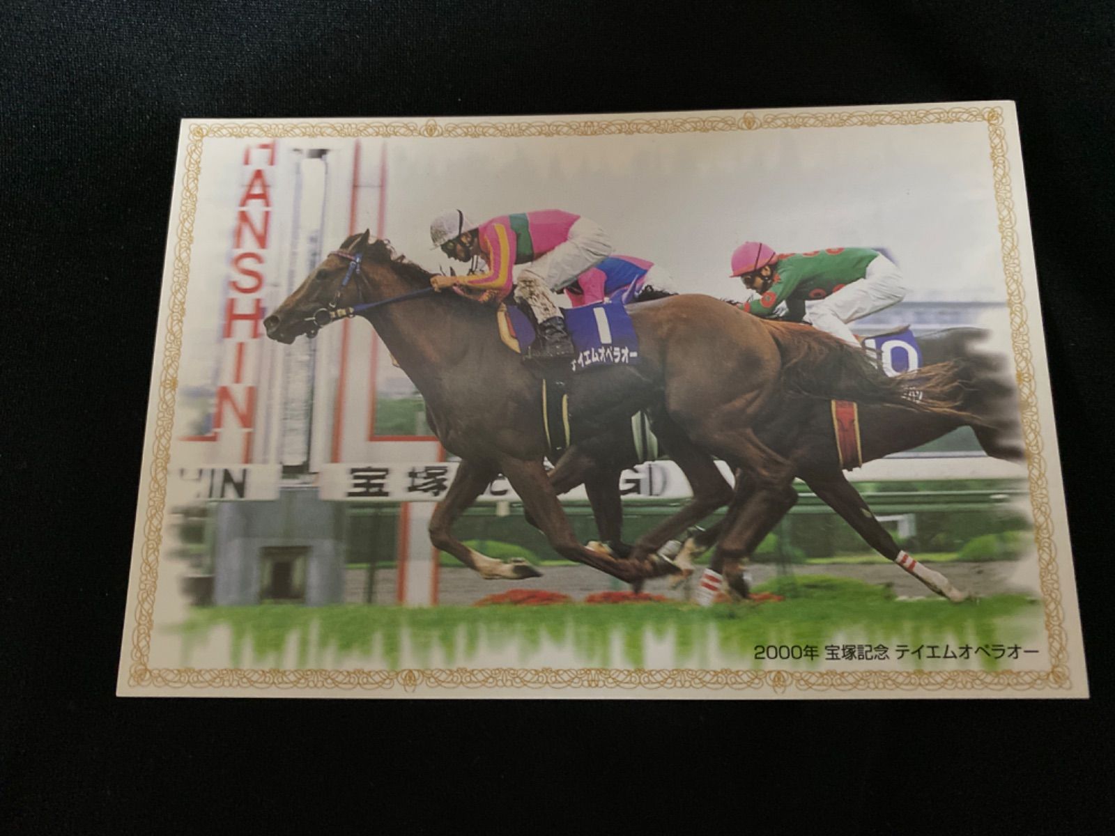 ○ 競馬 テイエムオペラオー関連の ポストカード 5枚セット 2枚は 