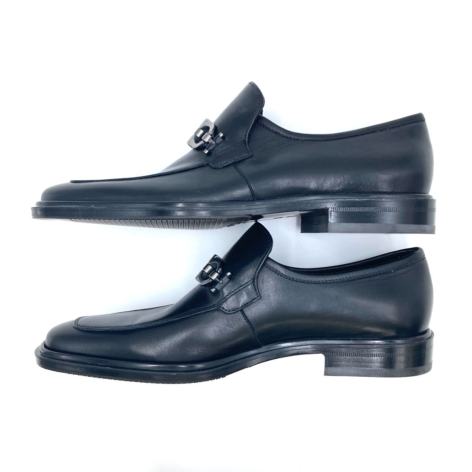 Salvatore Ferragamo ガンチーニ シューズ ローファー 5 1/2 EE レザー 