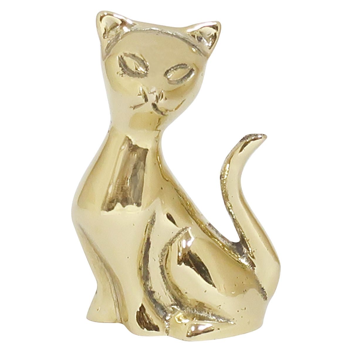 in bloom ペーパーウェイト SITTING CAT 真鍮 ハンドメイド in bloom ペーパーウェイト SITTING CAT 真鍮 ハンドメイド
