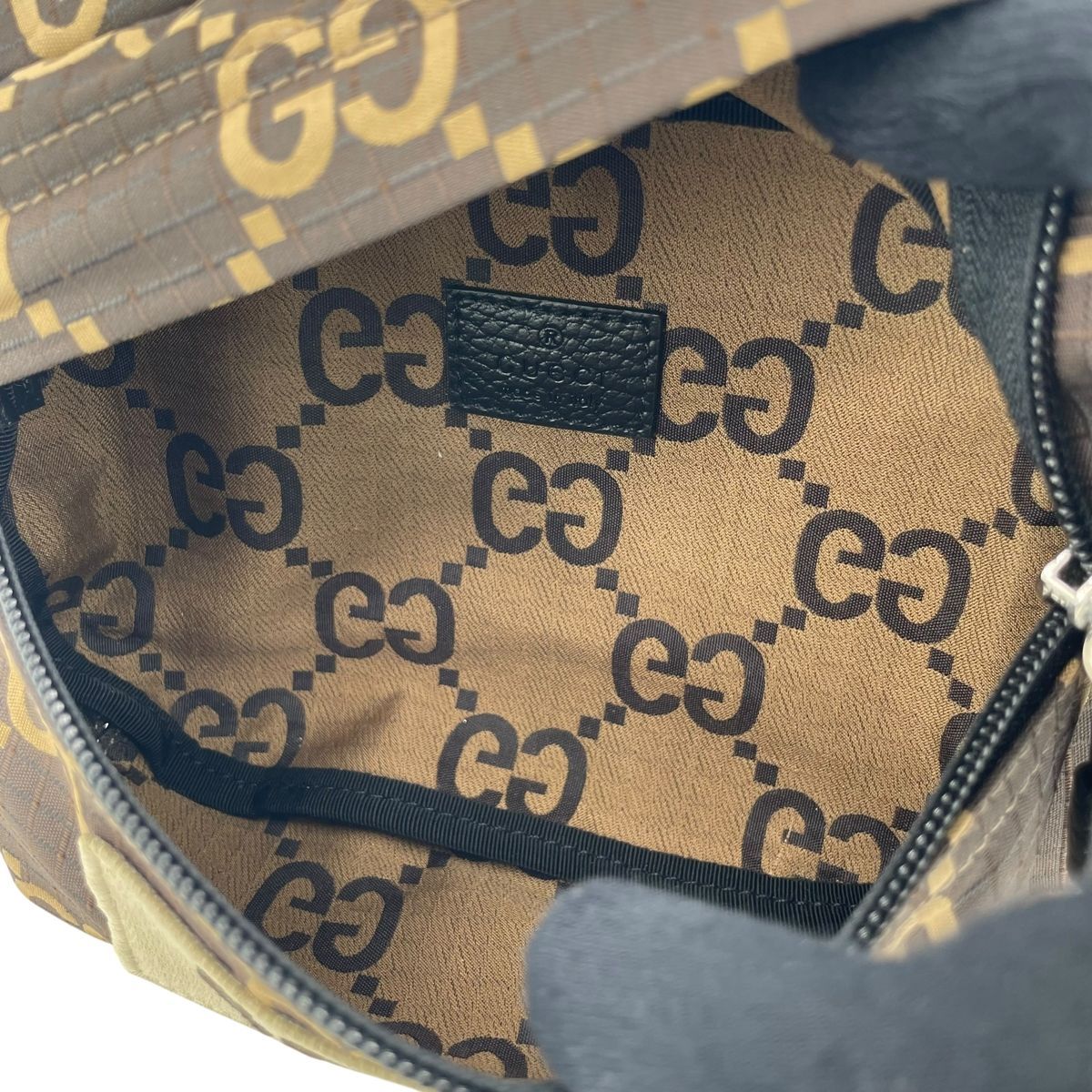 中古】 GUCCI グッチ GGナイロン 767934 ベルトバッグ ウエストポーチ