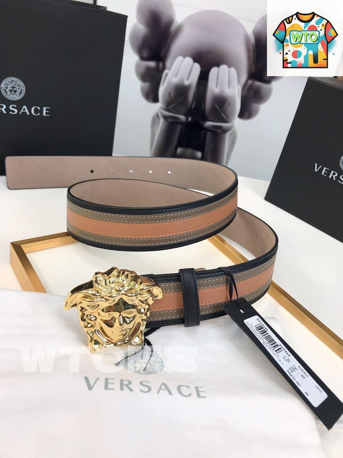 今日特価】Versace メデューサヘッドベルト-2 - メルカリ