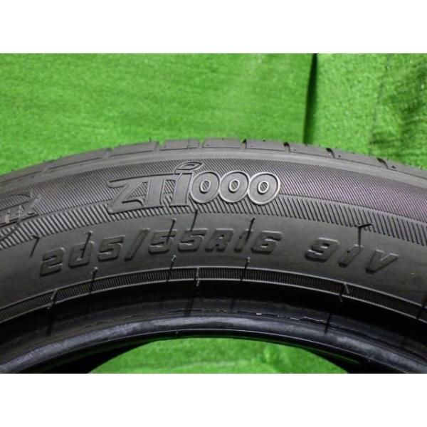 車 ZEETEX サマー ZEETEX ZT1000 205/55R16 4ホン 7ミリ 2021年