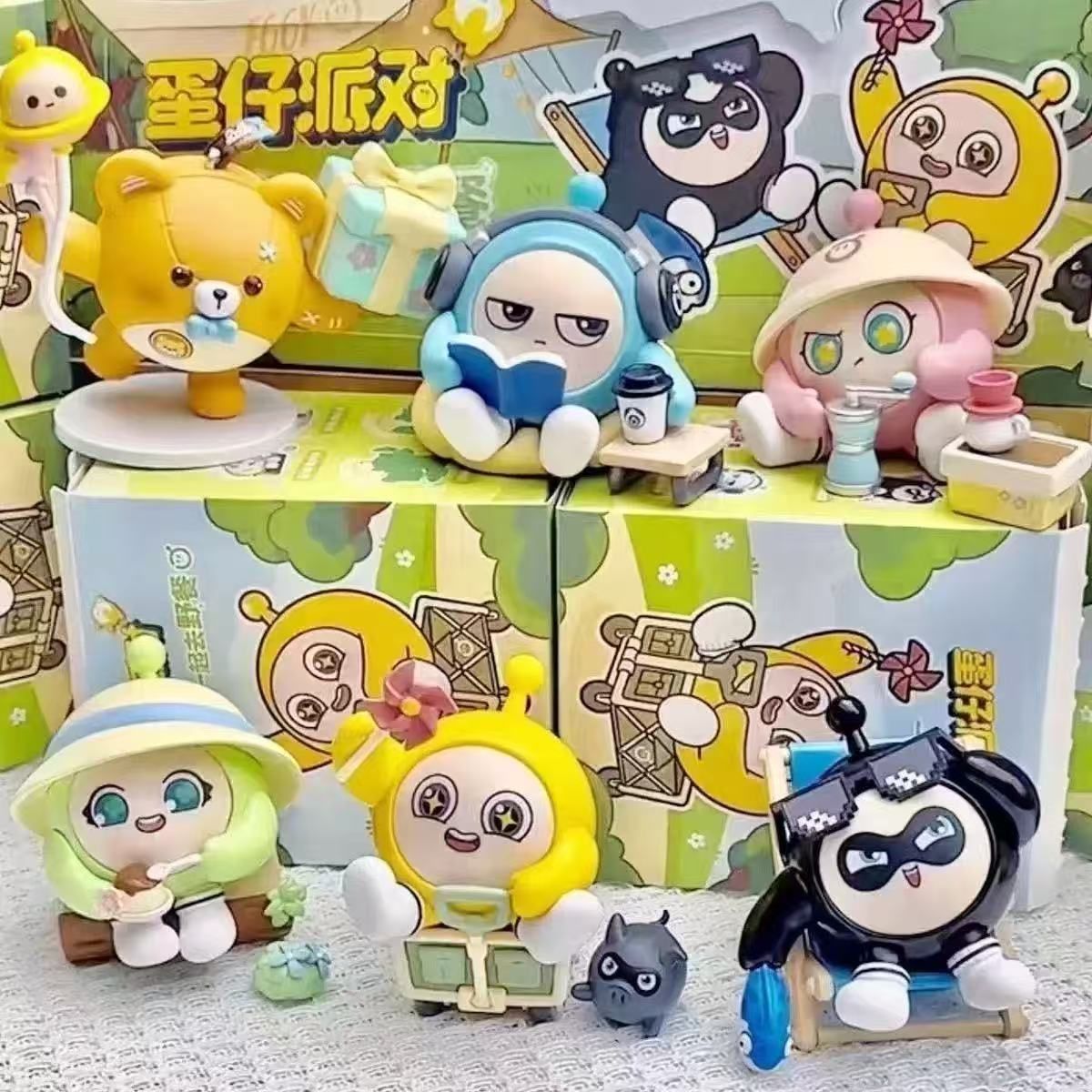 エギーパーティー 正規品 一緒にピクニックシ シリーズ アソートボックス フィギュアセット 1BOX 6ピース入り
