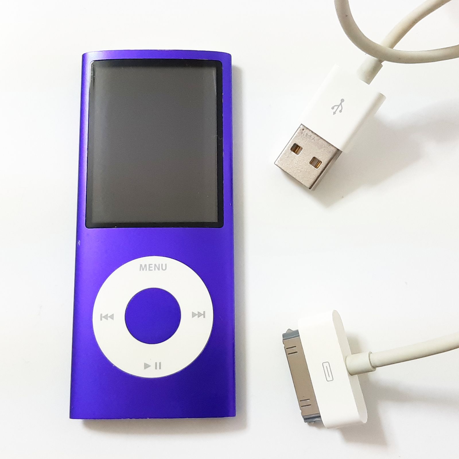 Apple ipod nano 第4世代 パープル 紫 - ポータブルプレーヤー