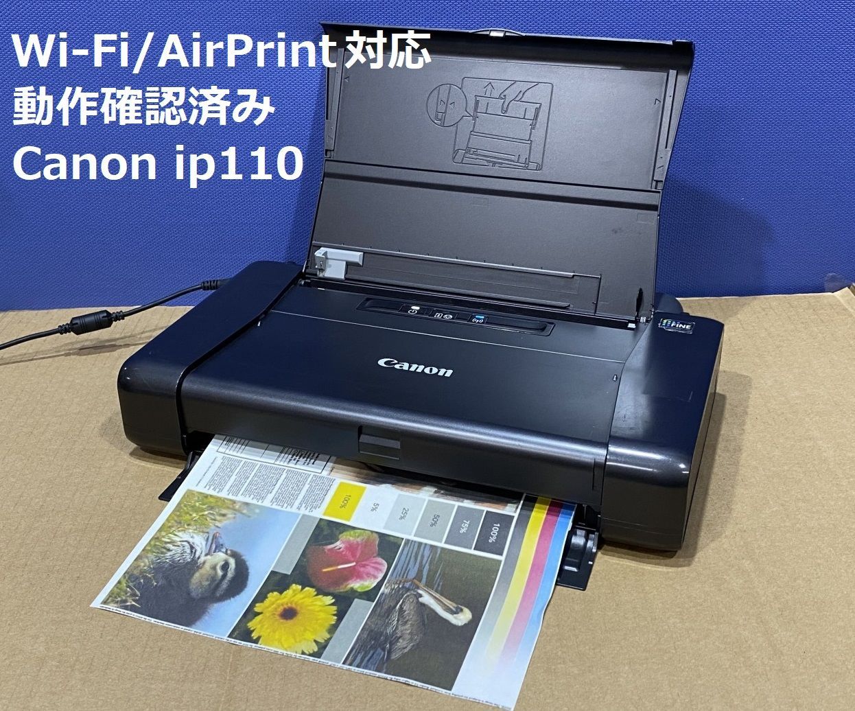 Canon PIXUS iP110 A4インクジェットプリンタ Wi-Fi対応 AirPrint