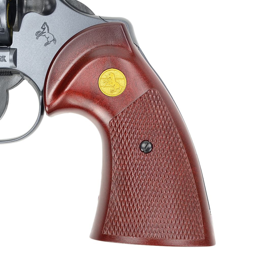 CROWN MODEL エアガン COLT PYTHON .357MAGNUM 4インチ ウッド
