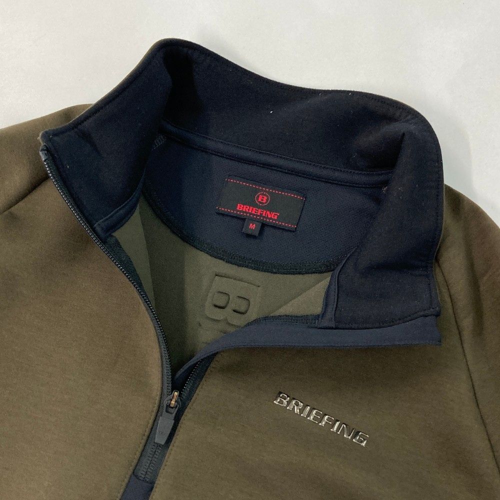 サイズ：M BRIEFING GOLF ブリーフィング ハーフジップ スウェット