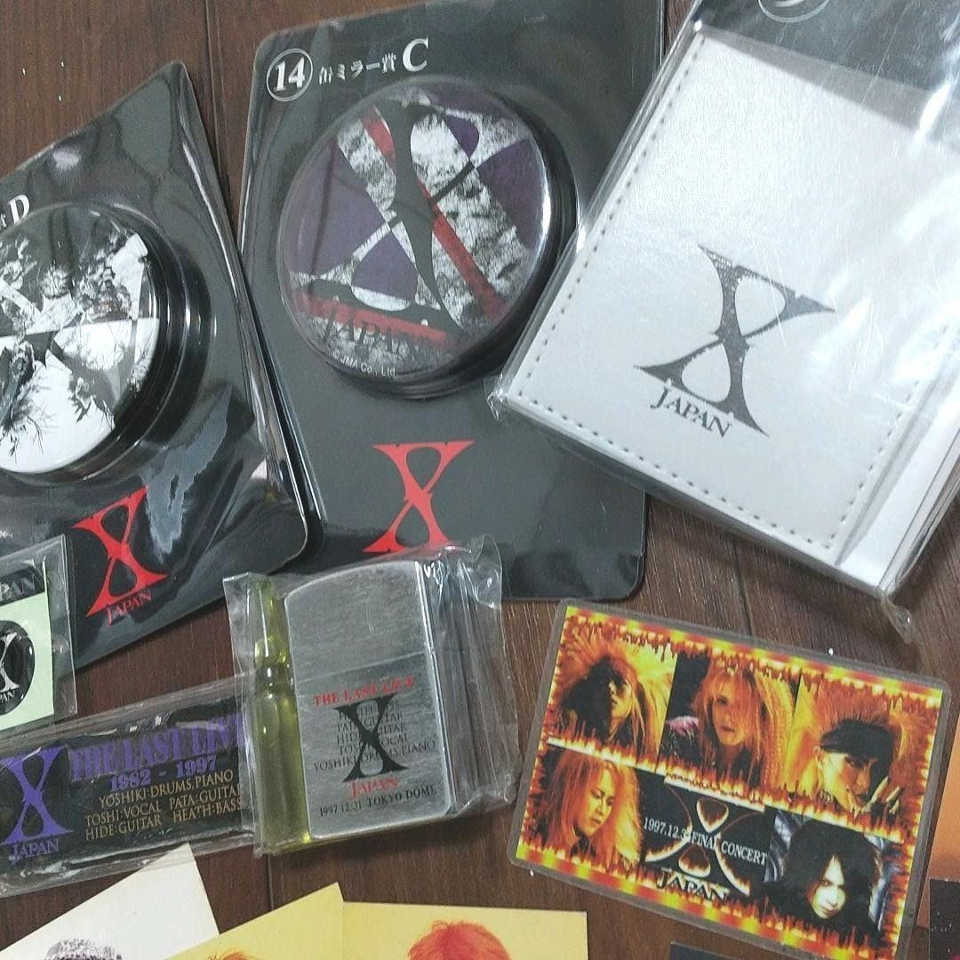 激レア】X-JAPANグッズまとめ売り 未開封ZIPPO付き ☆送料無料