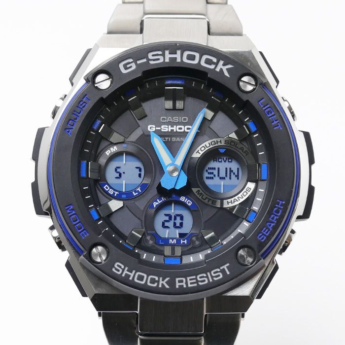 CASIO カシオ G-SHOCK G-STEEL 電波 腕時計 ソーラー GST-W100D-1A2JF