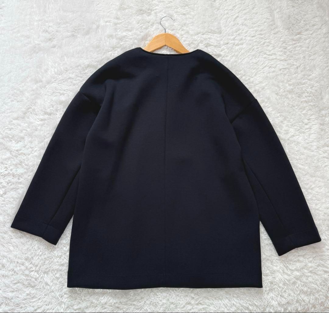 SOEJU ソージュ コクーンジップブルゾン M L ネイビー 濃紺 アウター