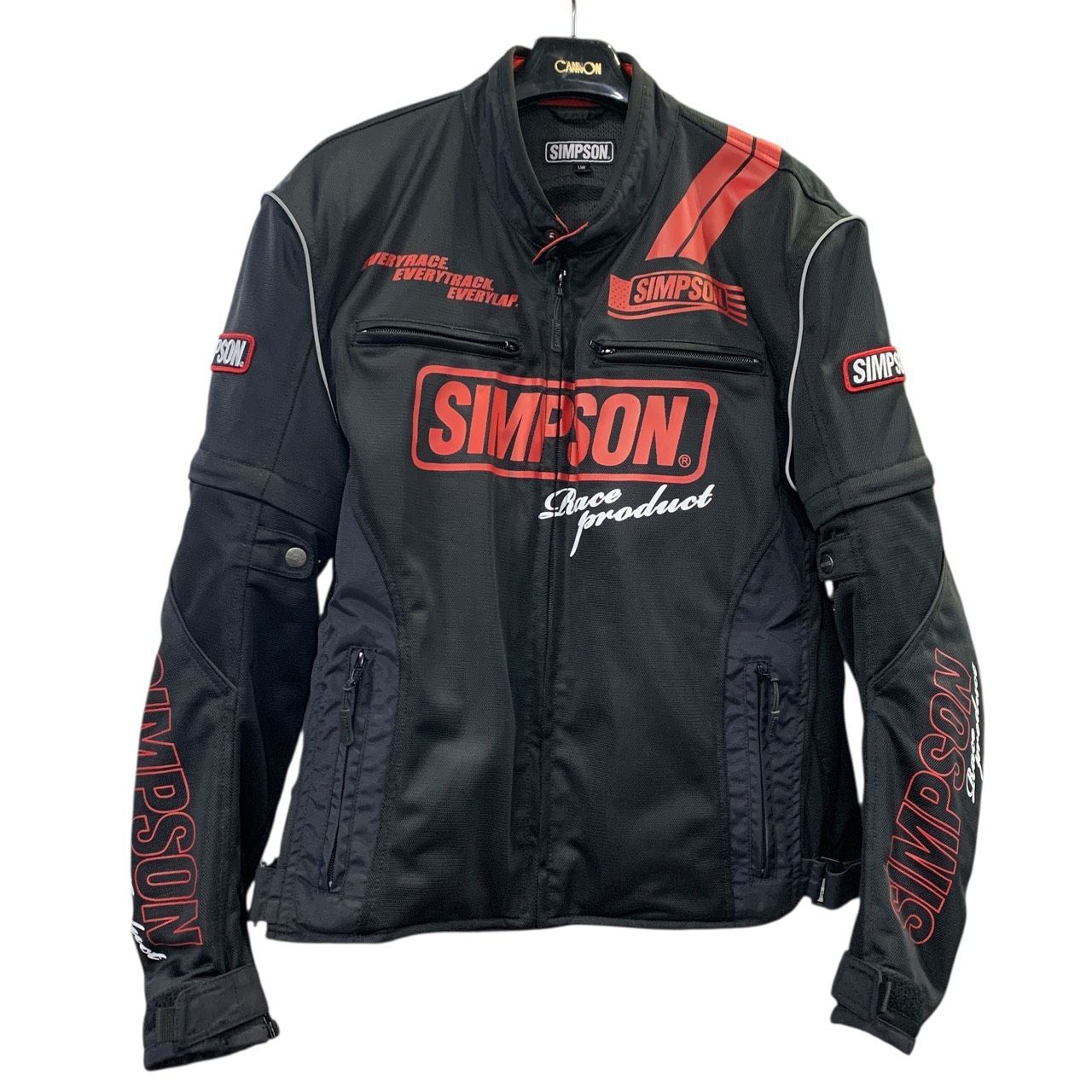 ♪3317 SIMPSON シンプソン NSM-2203 ライダース メッシュジャケット 春夏モデル LWサイズ