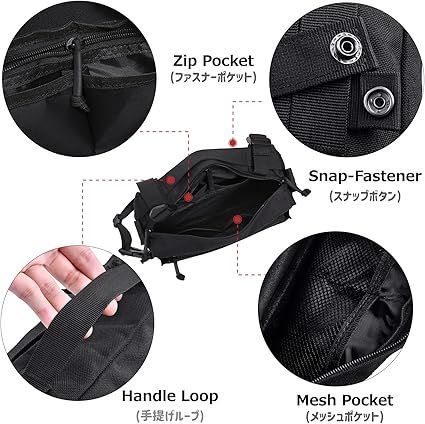 Azarxis ポーチ EDCポーチ モール | サバゲー Molle モールポーチ Molleポーチ ミニ 小型 ユーティリティポーチ 工具入れ 大容量 タクティカルポーチ モー
