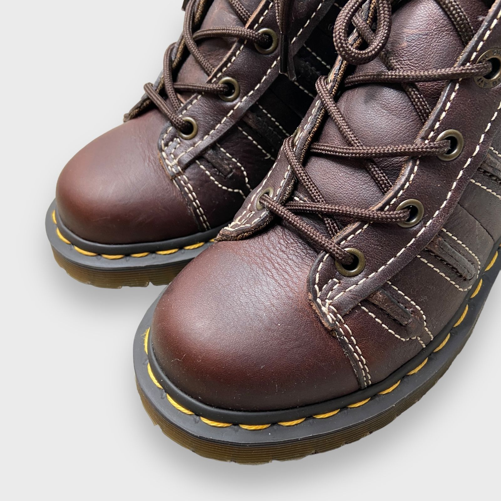 ☆美品☆Dr.Martens☆5ホールブーツ☆ミドルカットブーツ☆ブラウン 