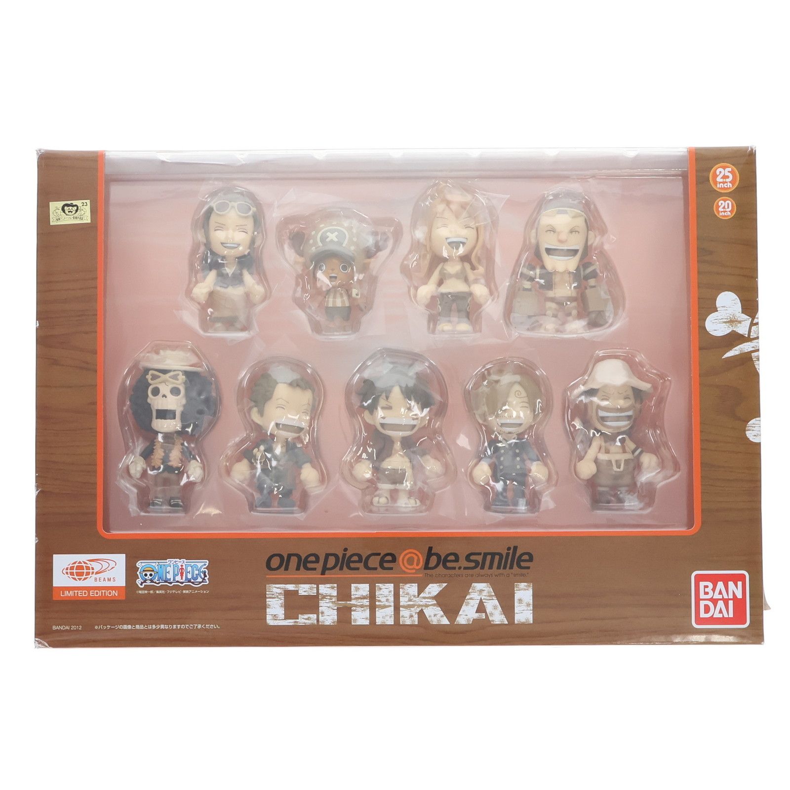 ONE PIECE - (食玩) BEAMS限定 onepiece@be.smile(ワンピース アットビースマイル) 〜CHIKAIセット〜 完成品 フィギュア バンダイ Amazon.co.jp: 限定 BEAMS x onepiece@be.smile ワンピース