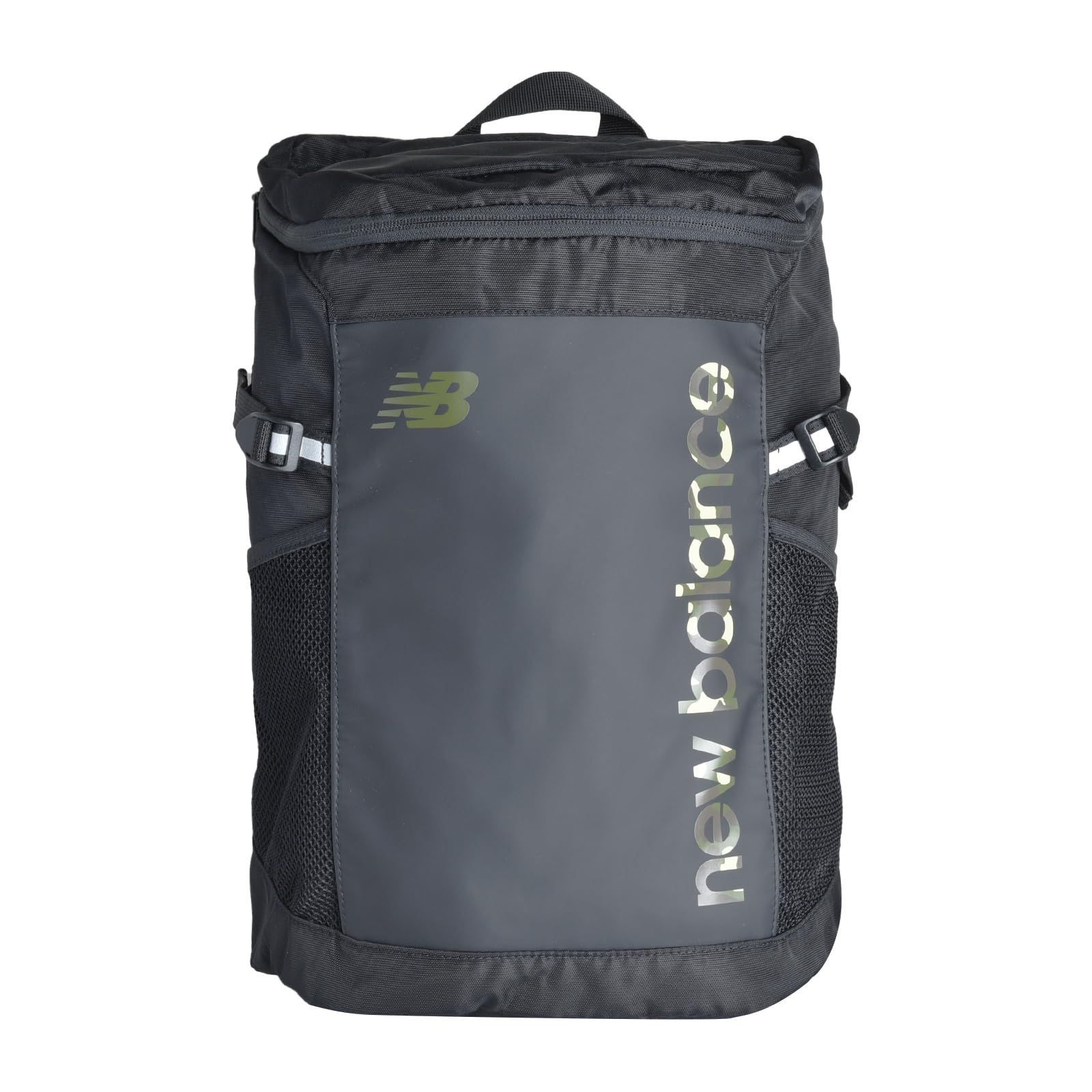 在庫処分 A4収納 20L 撥水 通気 部活 はっ水 黒 スクール 耐久性 通学 大容量 ジュニア LAB55617 トップローディングバックパック20 レディース リュック ニューバランス